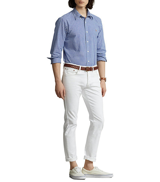 Men's Custom Fit Oxford Shirt Blue/White