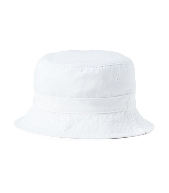 Men's Cotton Chino Bucket Hat White