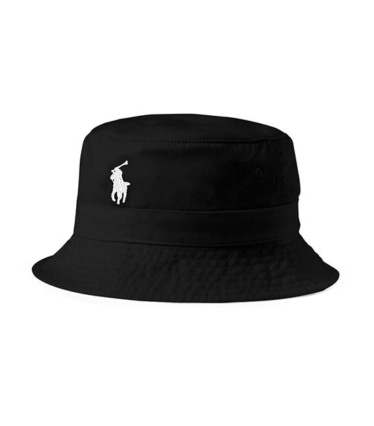 Men's Cotton Chino Bucket Hat Black