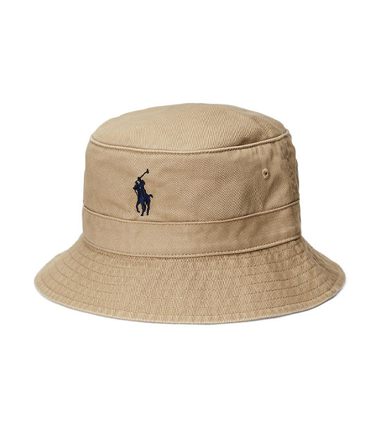 Men's Cotton Chino Bucket Hat Cafe Tan