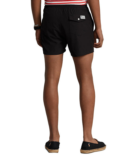 Black polo swim trunks online