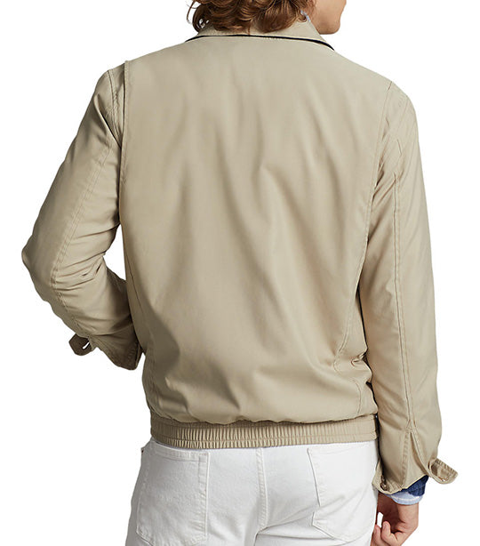 Khaki best sale polo windbreaker