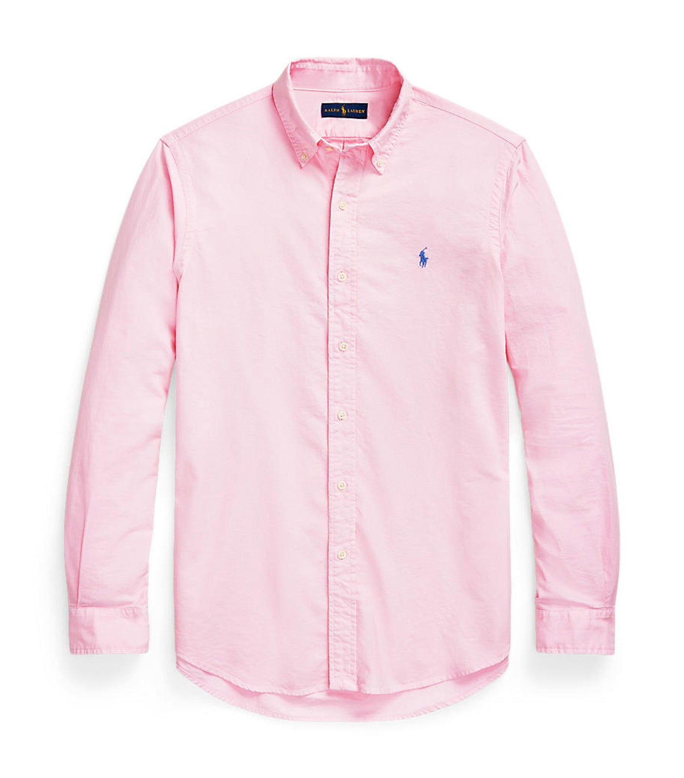 Men's Custom Fit Garment-Dyed Oxford Shirt Carmel Pink