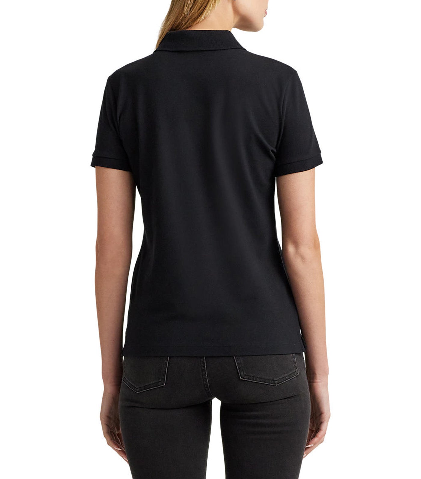 Women's Piqué Polo Shirt Polo Black