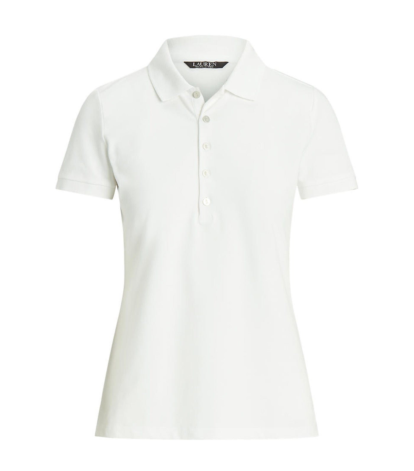 Lauren Ralph Lauren Women s Pique Polo Shirt White Rustan s