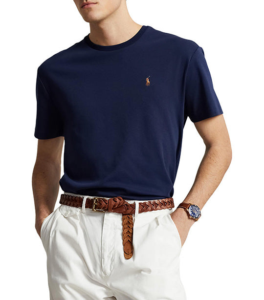 Men's Custom Slim Fit Soft Cotton T-Shirt Refined Navy