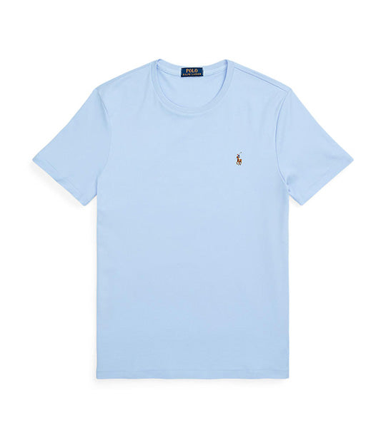 Men's Custom Slim Fit Soft Cotton T-Shirt Office Blue