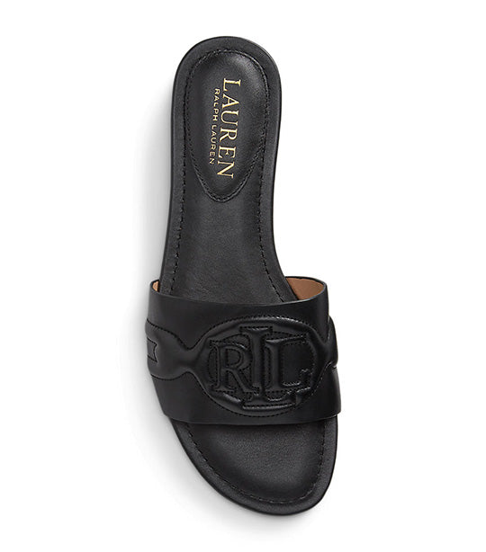 Alegra III Leather Slide Sandal Black
