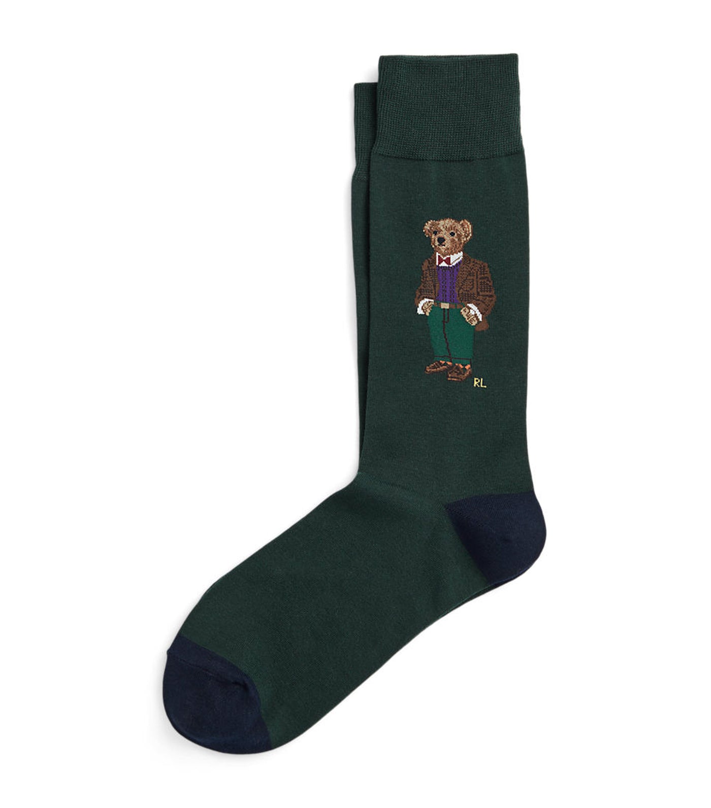 Men's Polo Bear Boot Socks Hunt Club Green