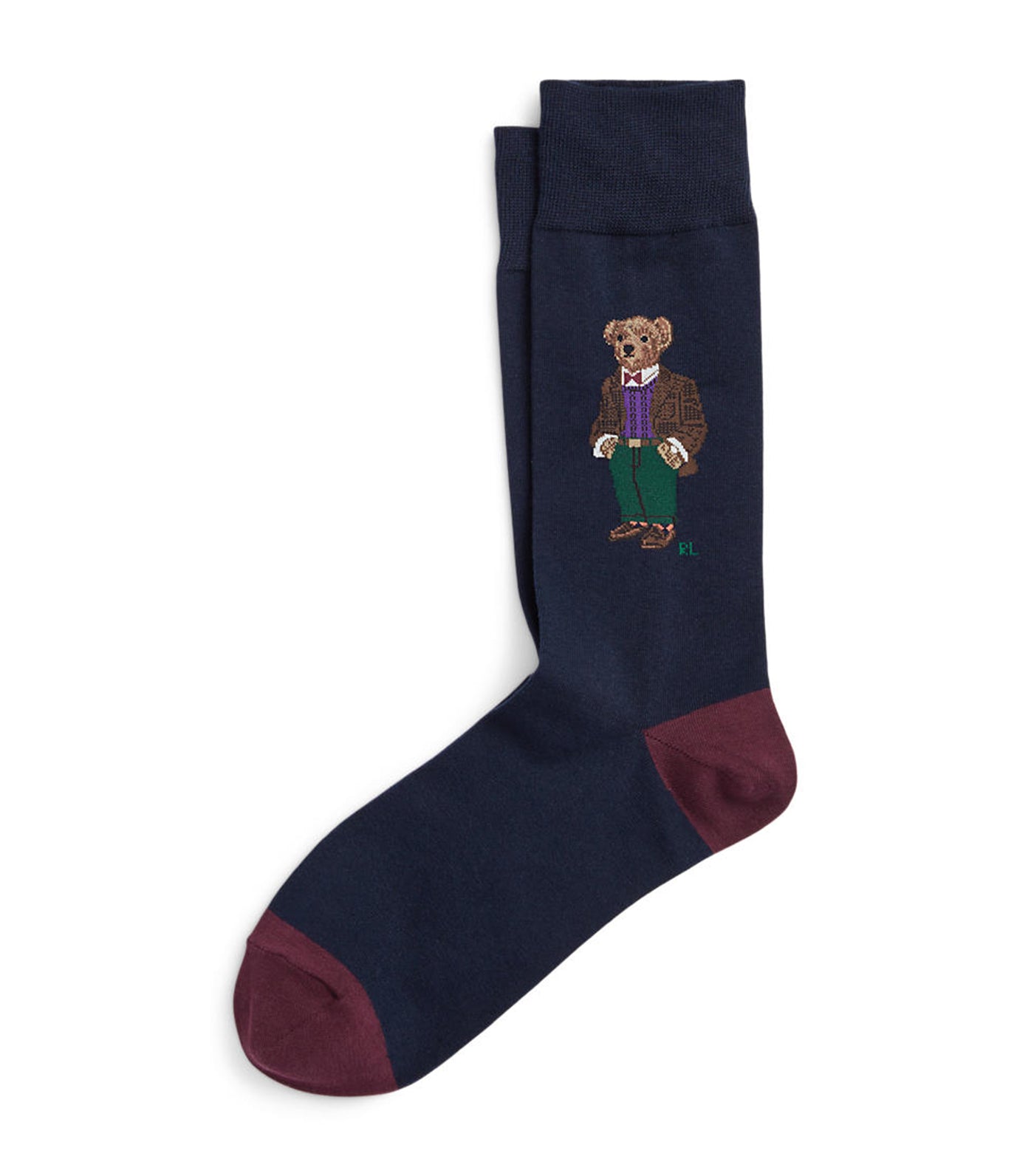 Men's Polo Bear Boot Socks Newport Navy