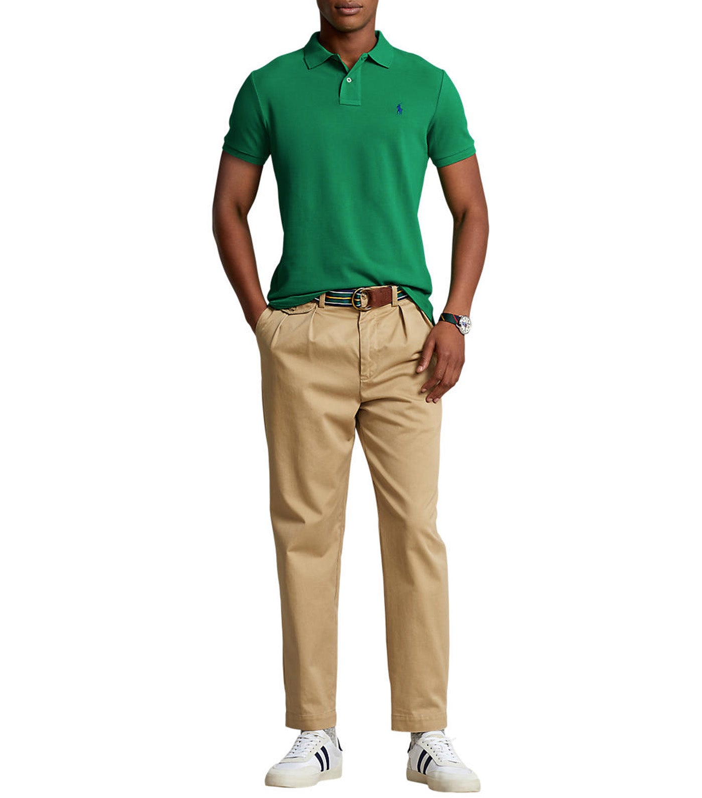 Men's Custom Slim Fit Mesh Polo Shirt Billiard