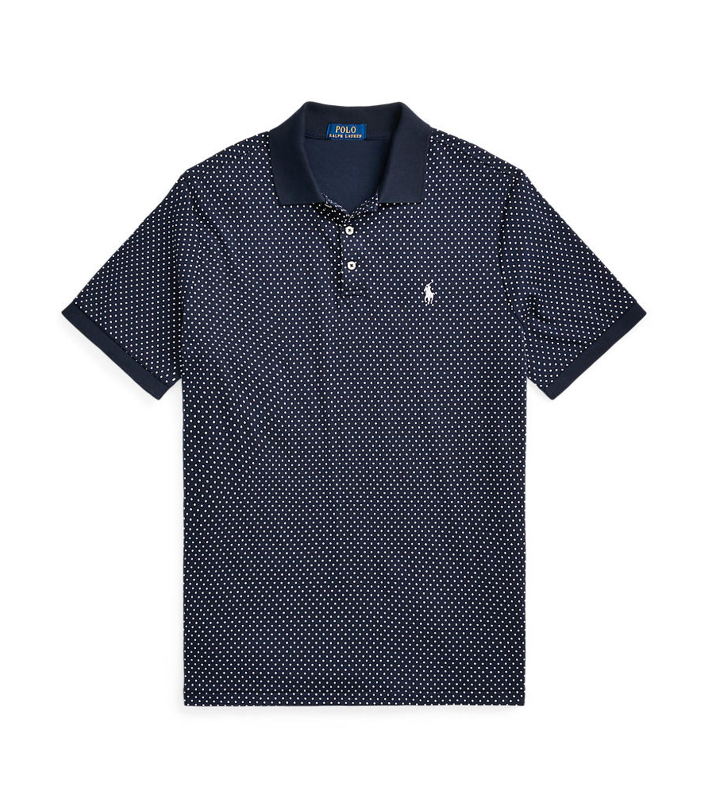 Men's Preppy Dot Interlock Polo Shirt Preppy Dot/Refined Navy