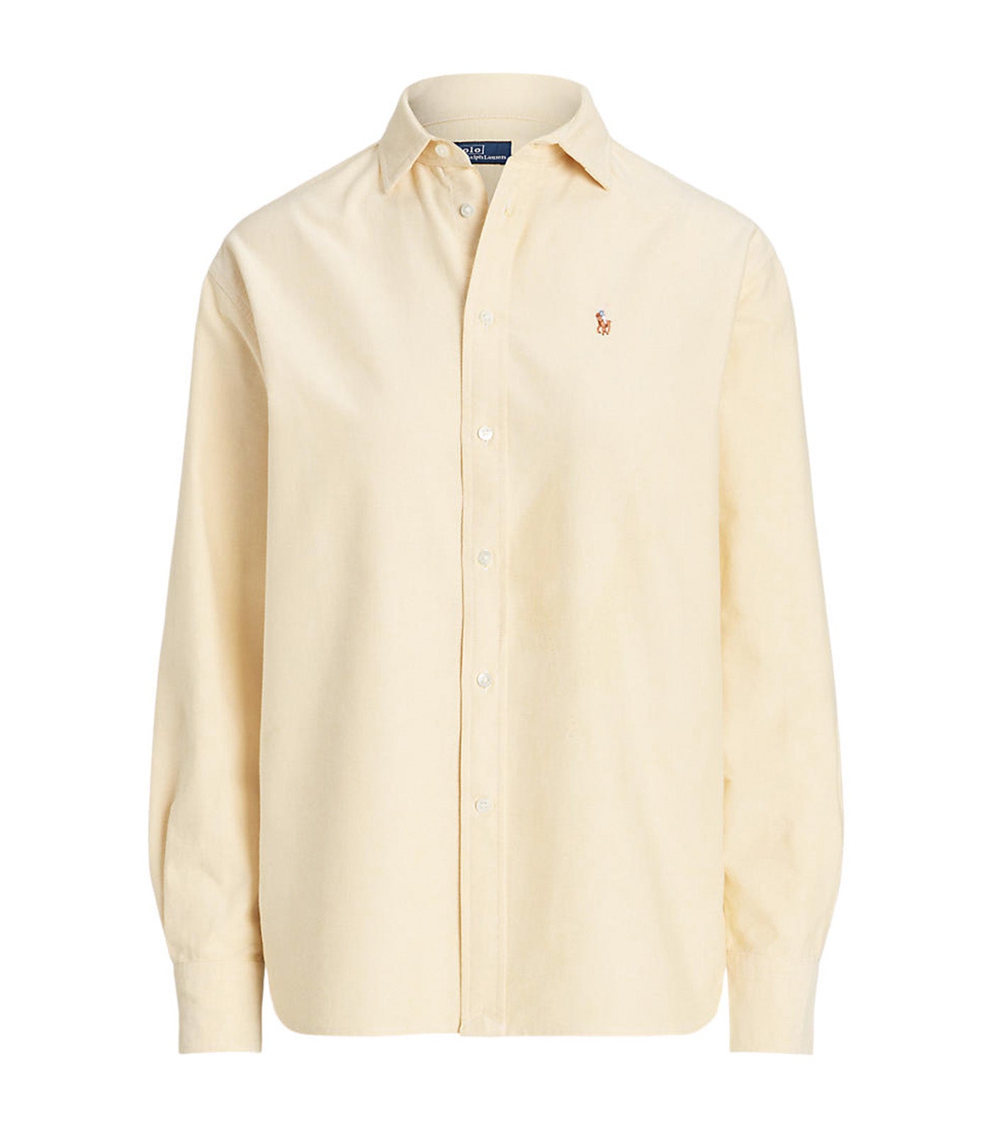 Women's Relaxed Fit Cotton Oxford Shirt Wicket Yellow
