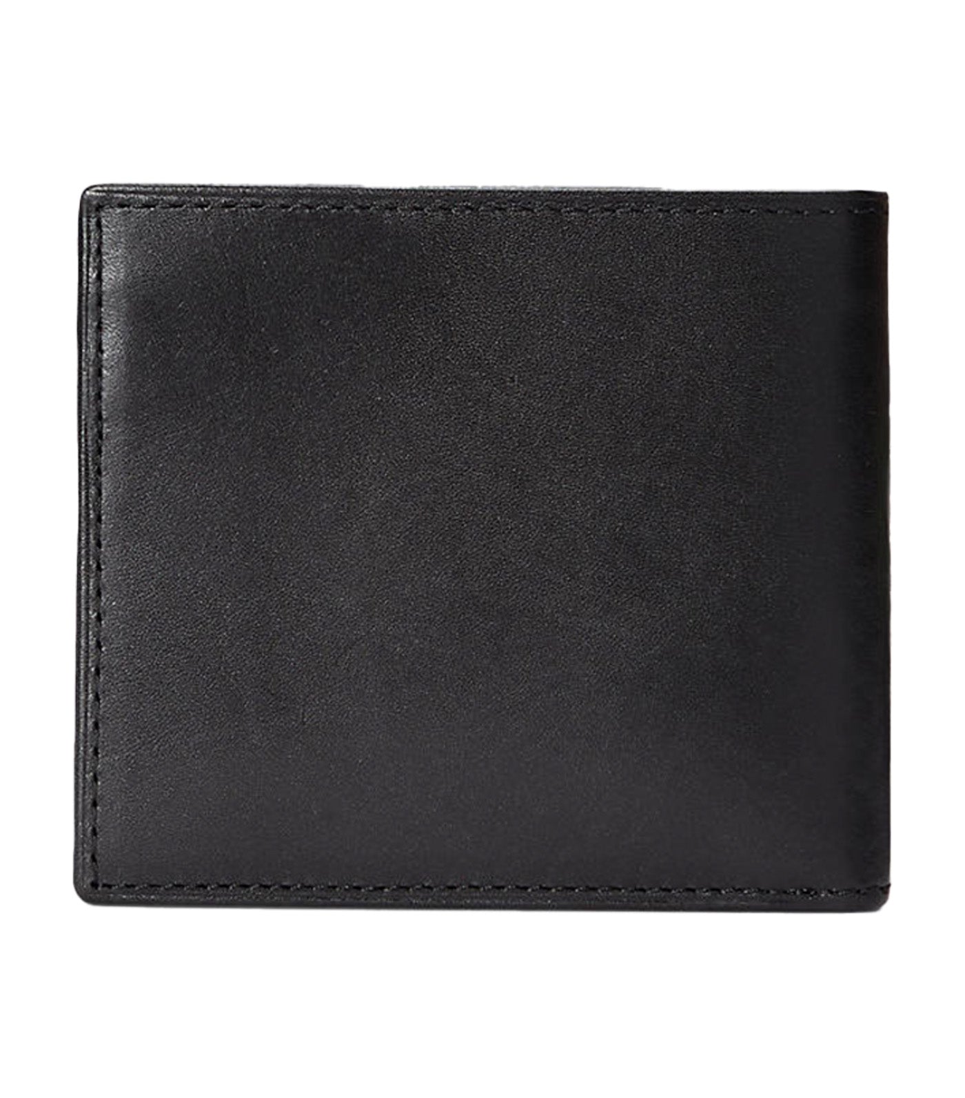 Big Pony Leather Billfold Wallet Black