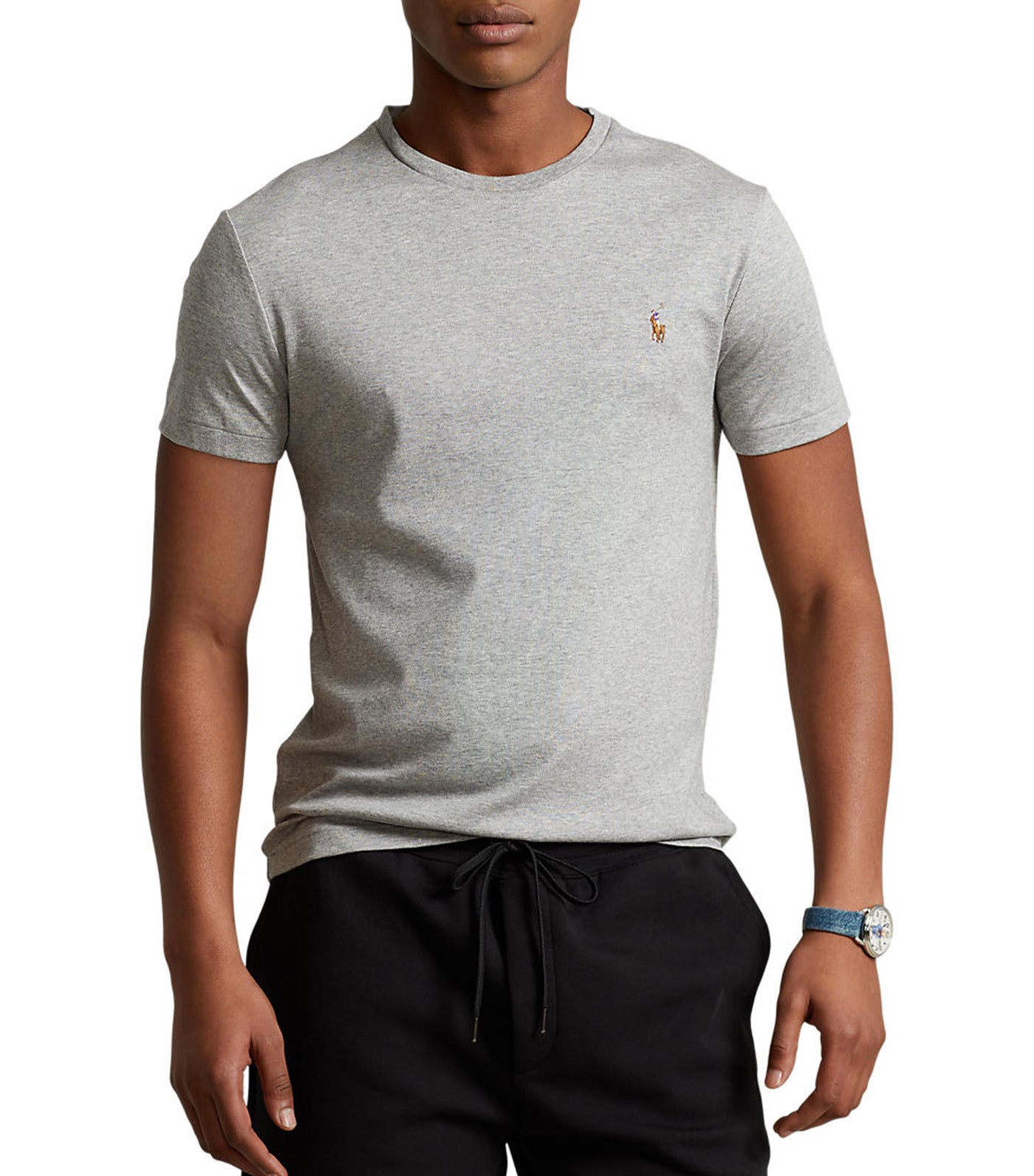 Men's Custom Slim Fit Soft Cotton T-Shirt Andover Heather