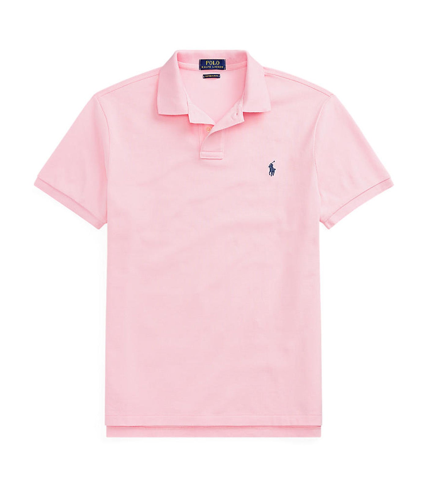 Men's Slim Fit Mesh Polo Shirt Carmel Pink