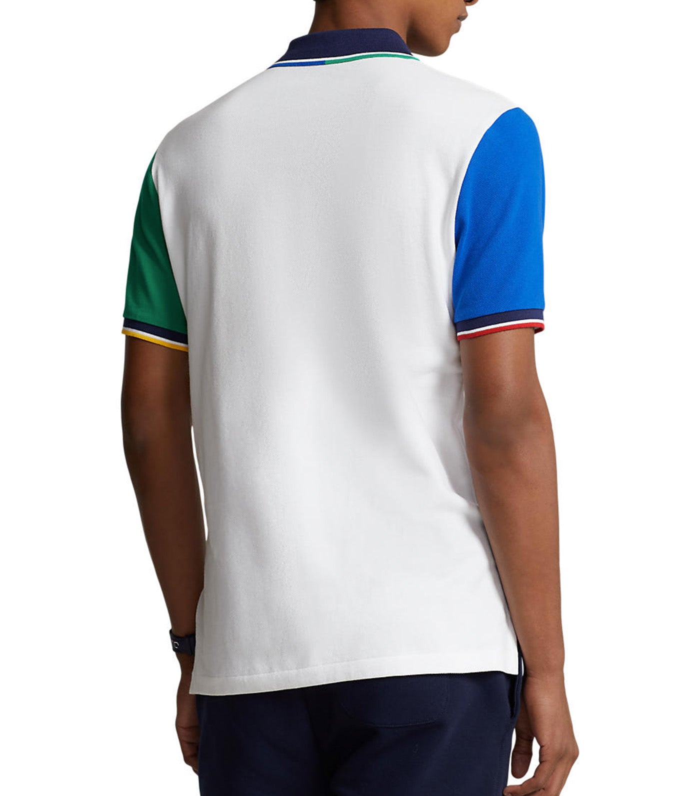 Men's Classic Fit Mesh Polo Shirt White