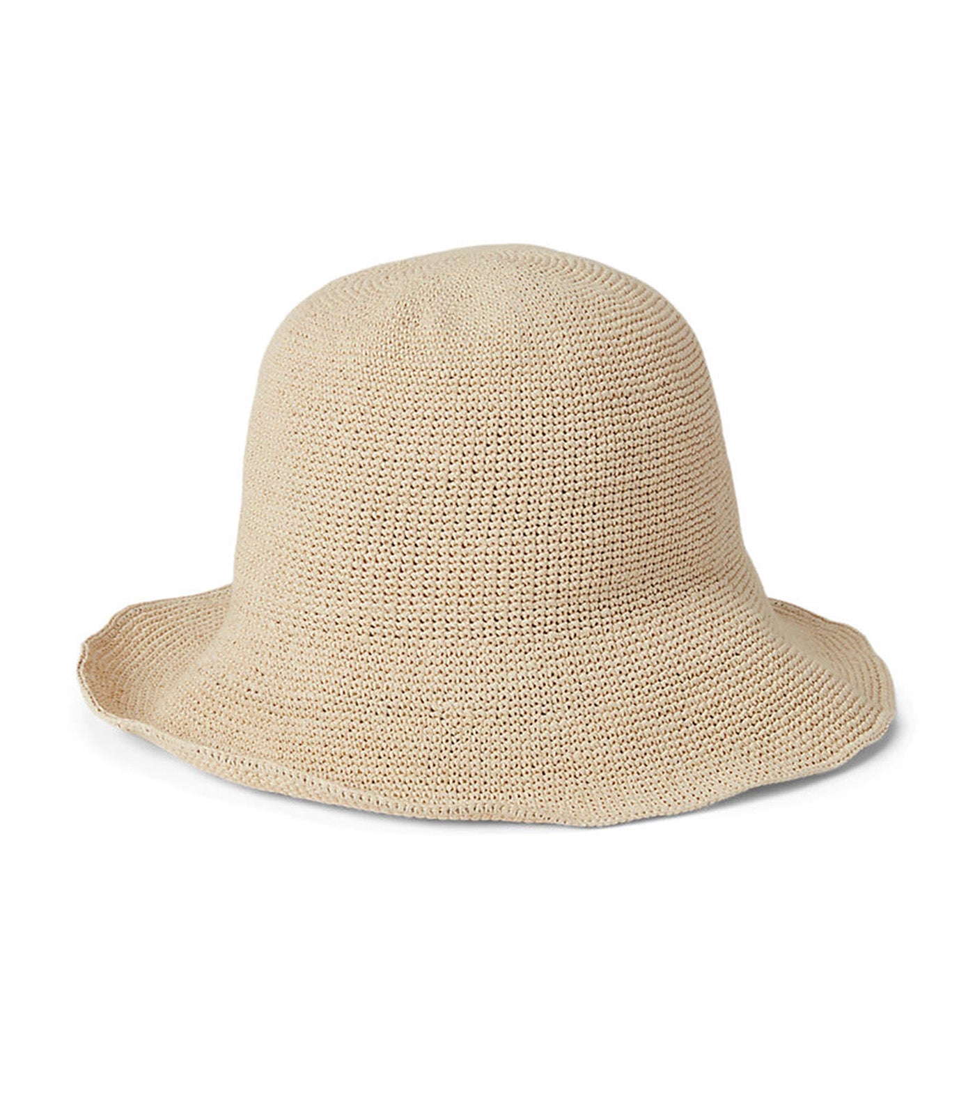 Women's Crochet Gardener Straw Hat Natural