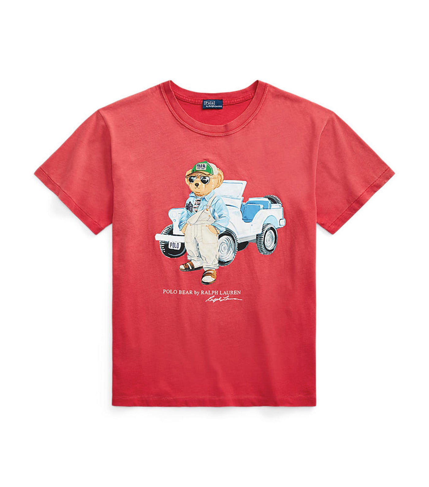 Women's Polo Bear Cotton Jersey Tee Sunrise Red