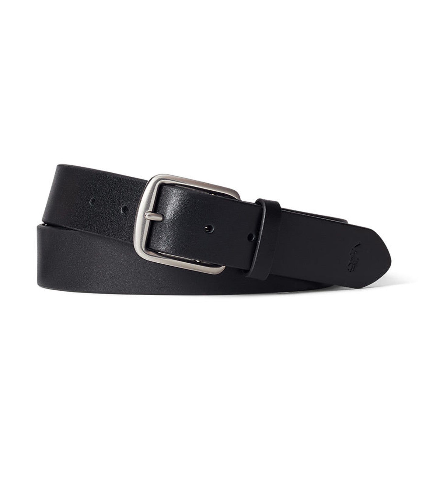 Men's Full-Grain Leather Dress Belt Black