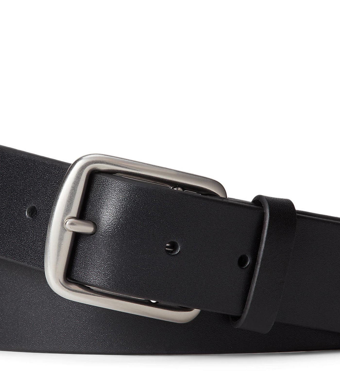 Men's Full-Grain Leather Dress Belt Black