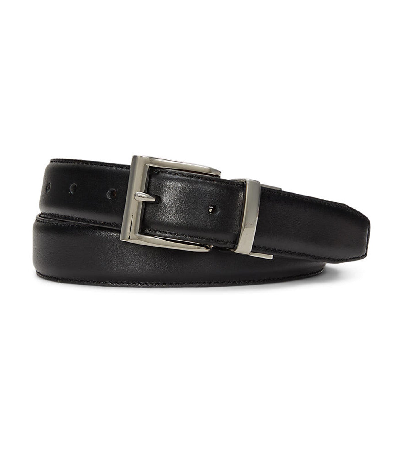 Men's Reversible Leather Dress Belt Black/Brown