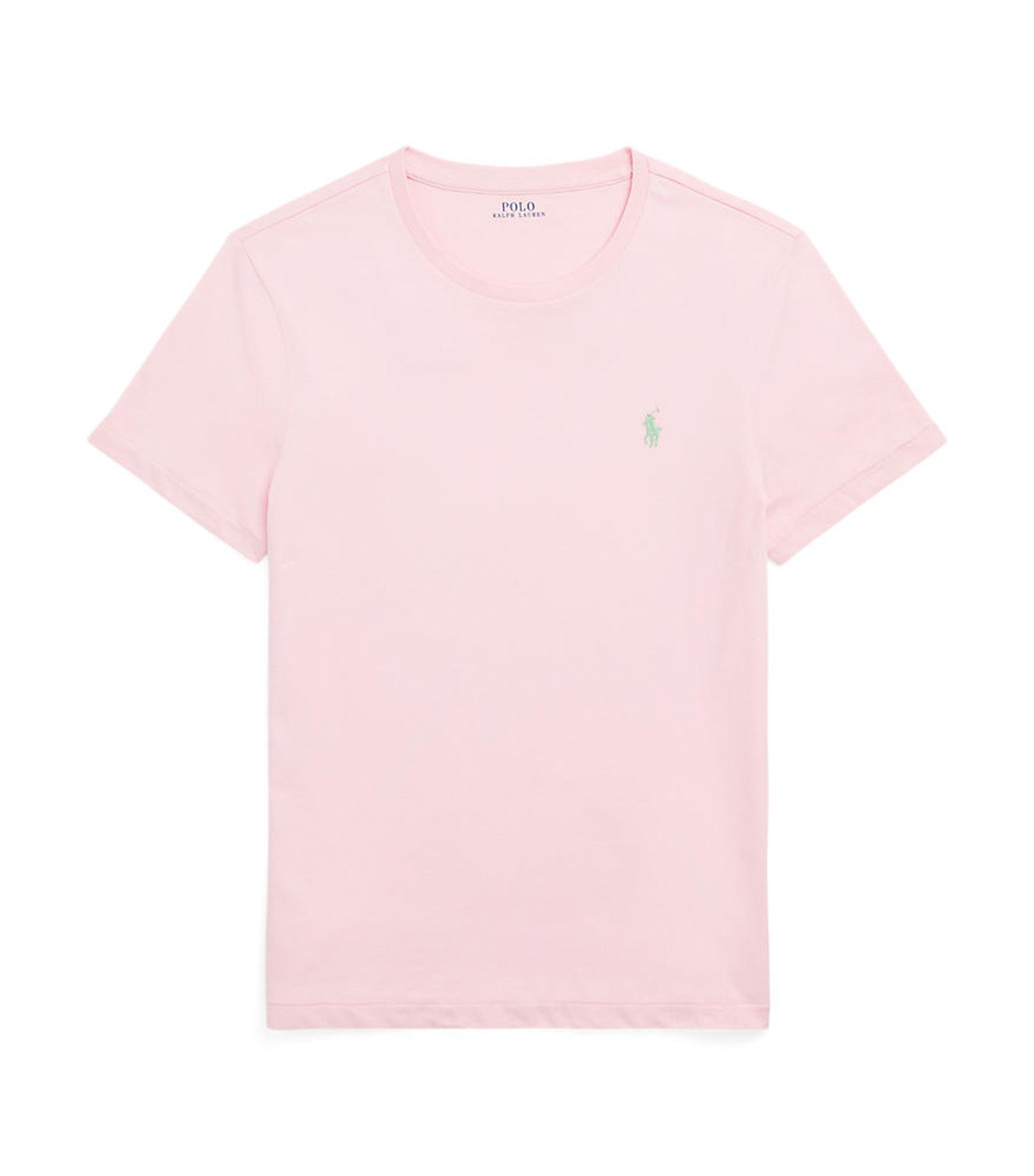 Men's Custom Slim Fit Jersey Crewneck T-Shirt Garden Pink