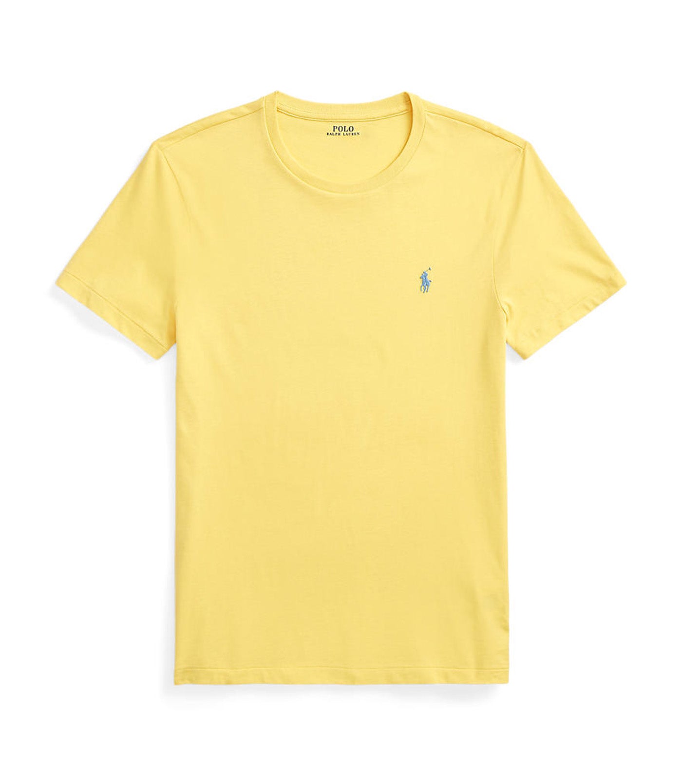 Men's Custom Slim Fit Jersey Crewneck T-Shirt Oasis Yellow
