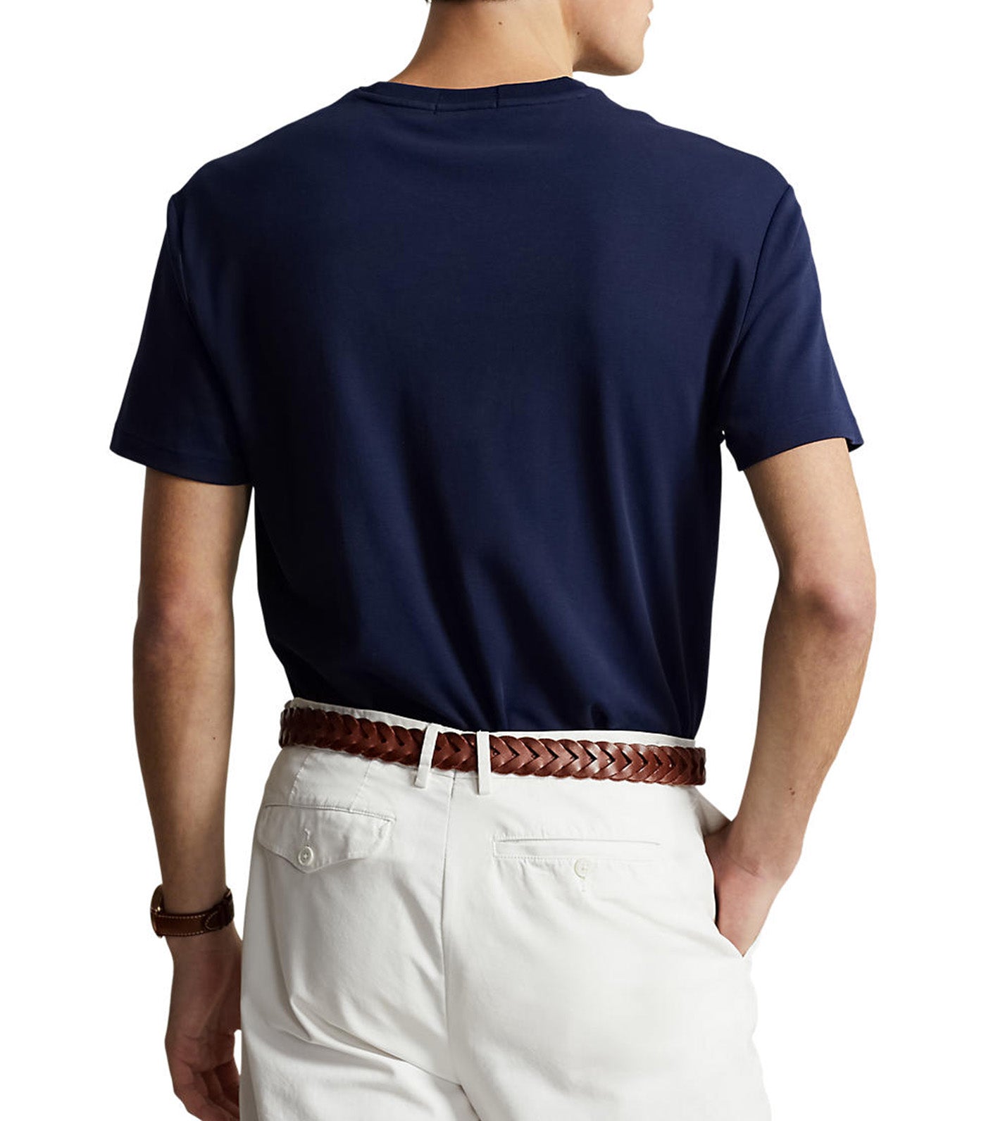 Men's Custom Slim Fit Soft Cotton T-Shirt Navy