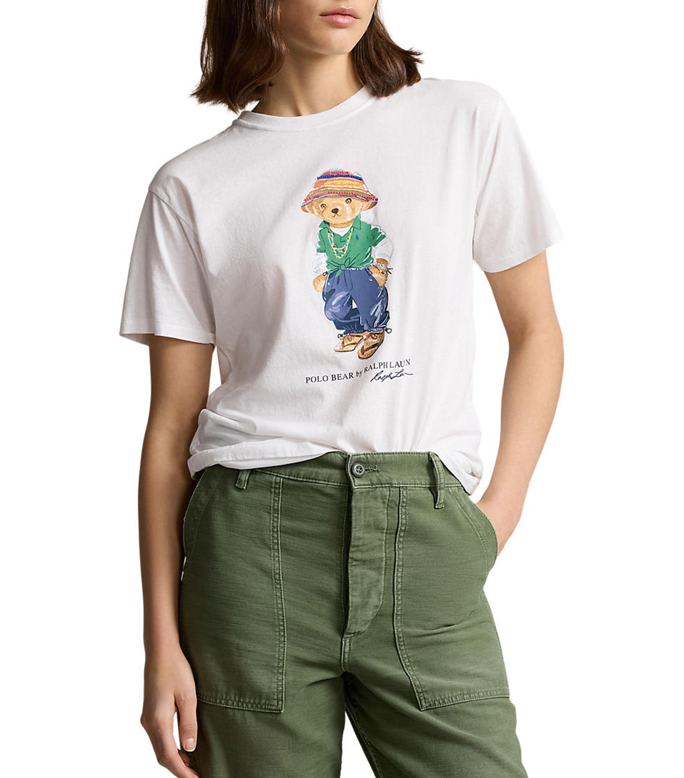 Women's Polo Bear Cotton Jersey Tee