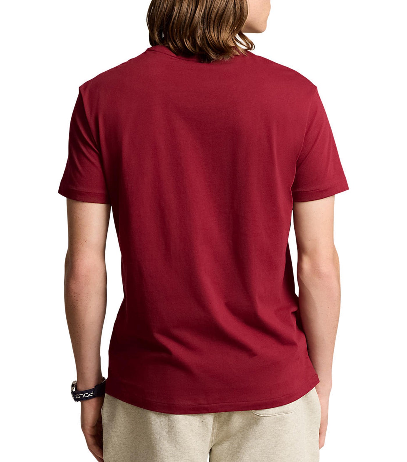 Men's Custom Slim Fit Jersey Crewneck T-Shirt Red Carpet