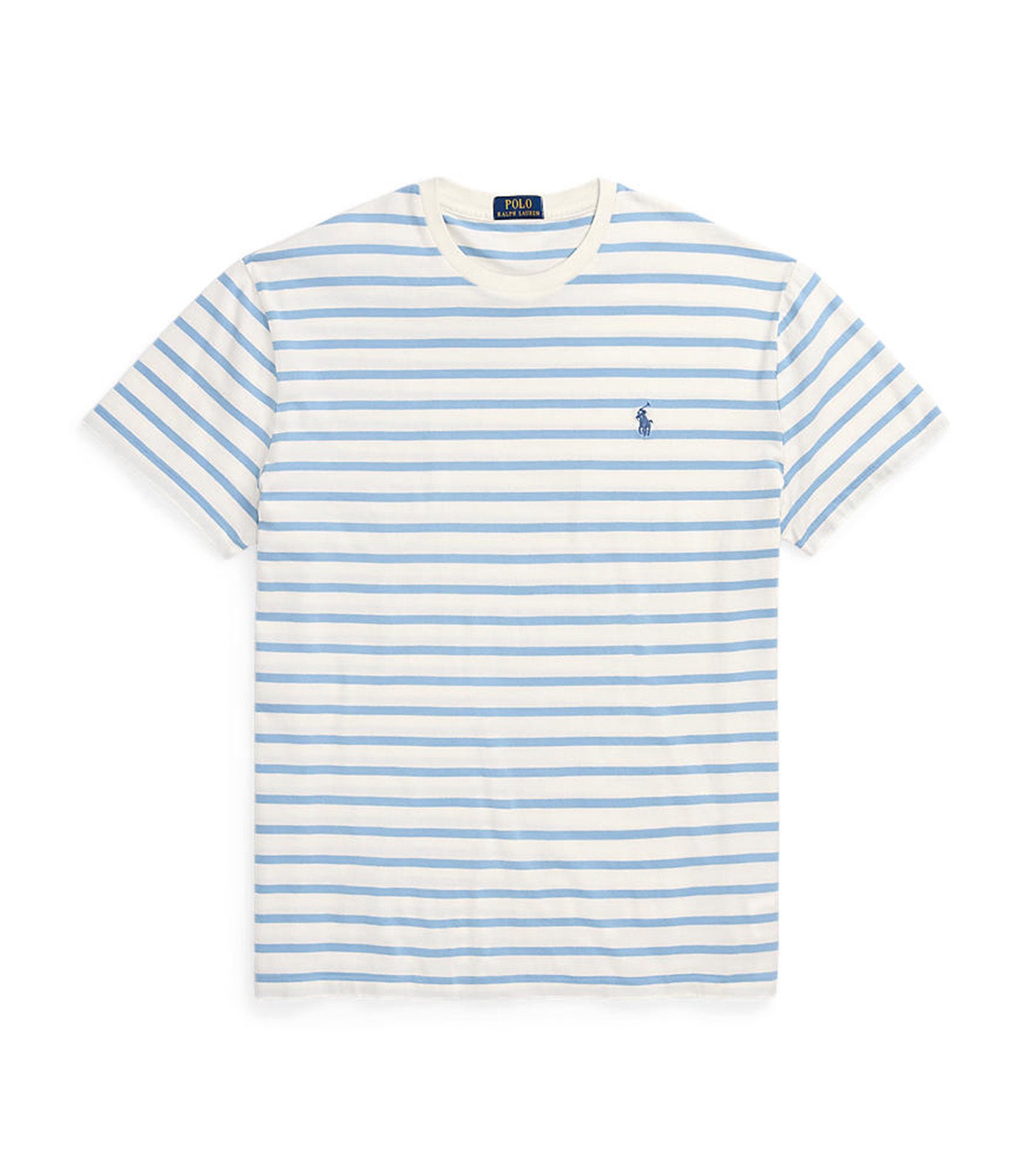 Men's Classic Fit Striped Jersey T-Shirt Nevis/Vessel Blue