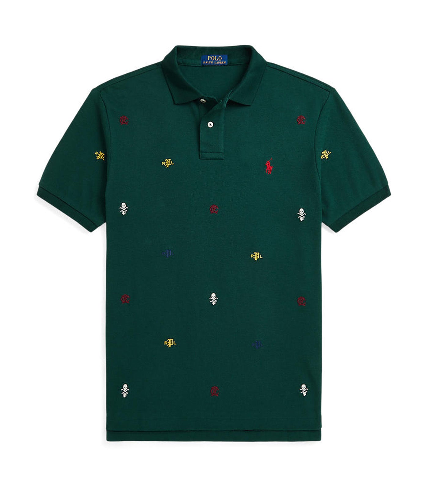 Ralph Lauren Polo Shirt Medium Men’s Green outlet Short Sleeve Riders Embroidered