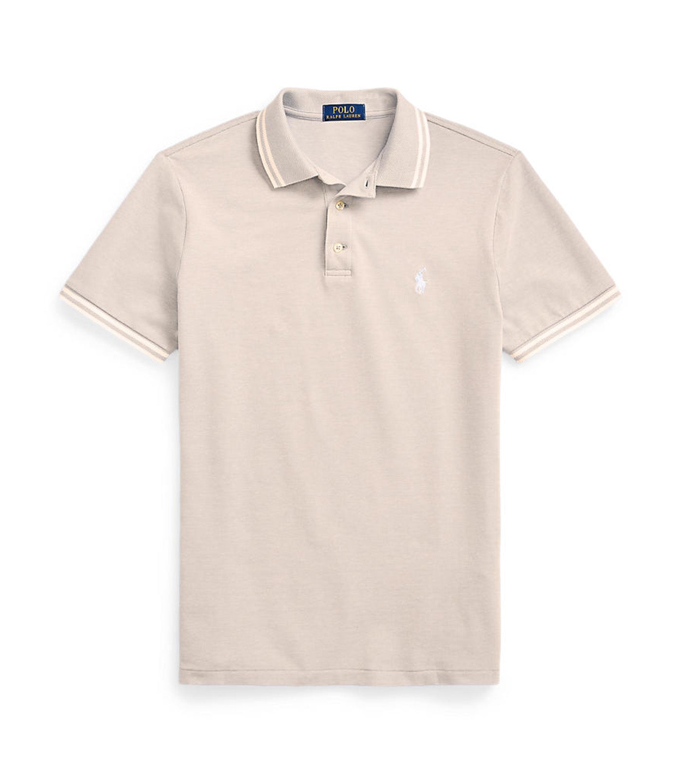 Ralph lauren beige polo shirt online