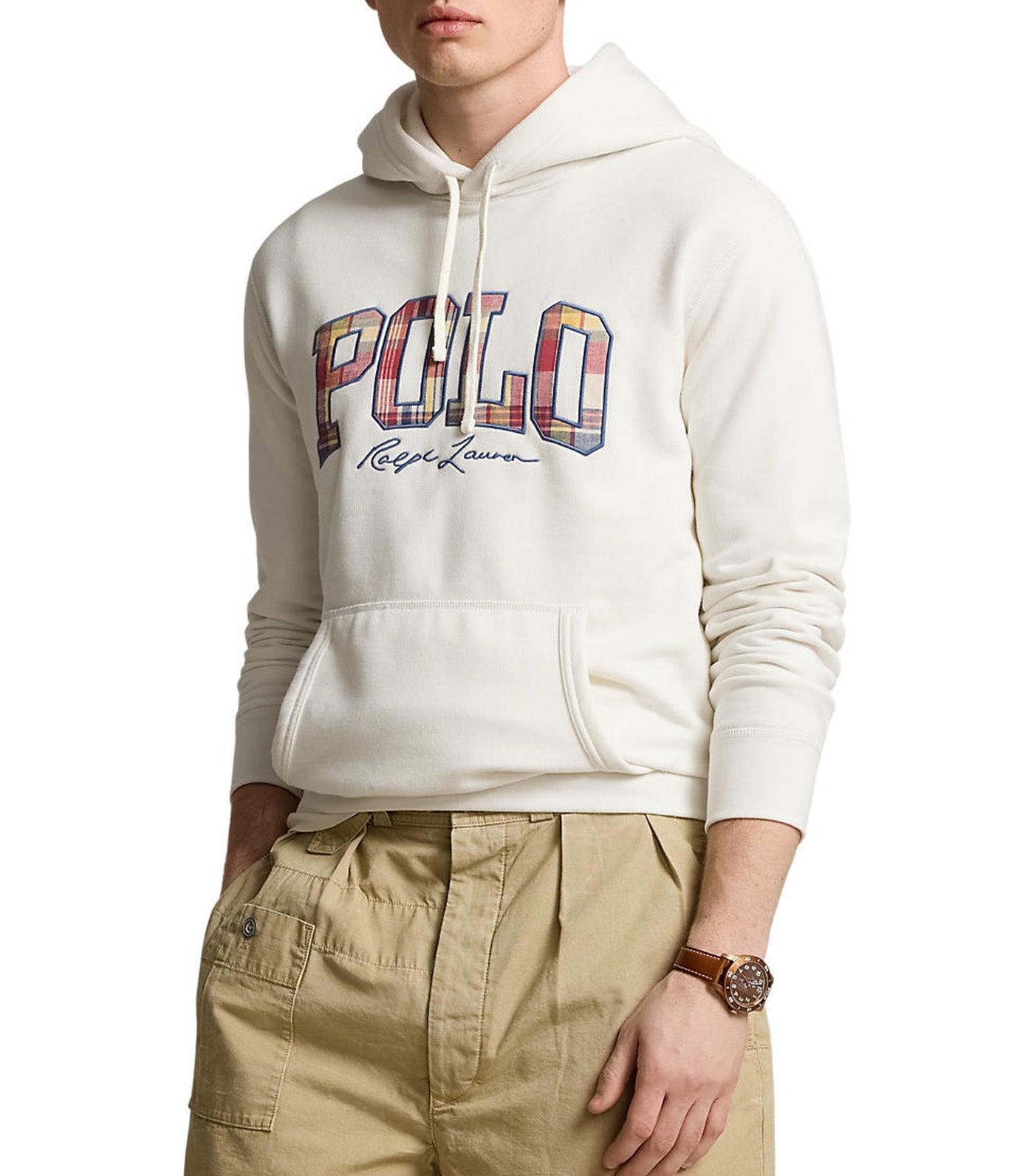 パーカー・フーディ RALPH LAUREN The RL Fleece Plaid Logo Hoodie Polo Ralph Lauren Men's The RL Fleece Plaid-Logo Hoodie - Macy's
