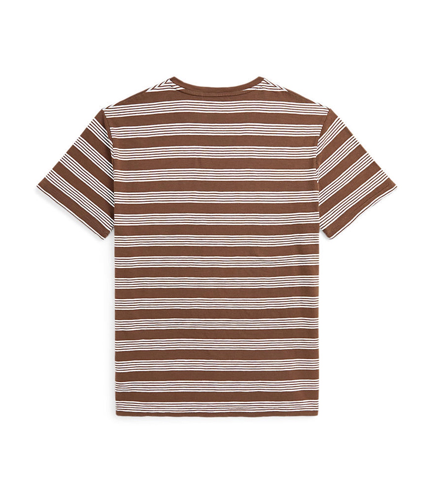 Men's Standard Fit Striped Jersey T-Shirt Pale Russet/Deckwash White