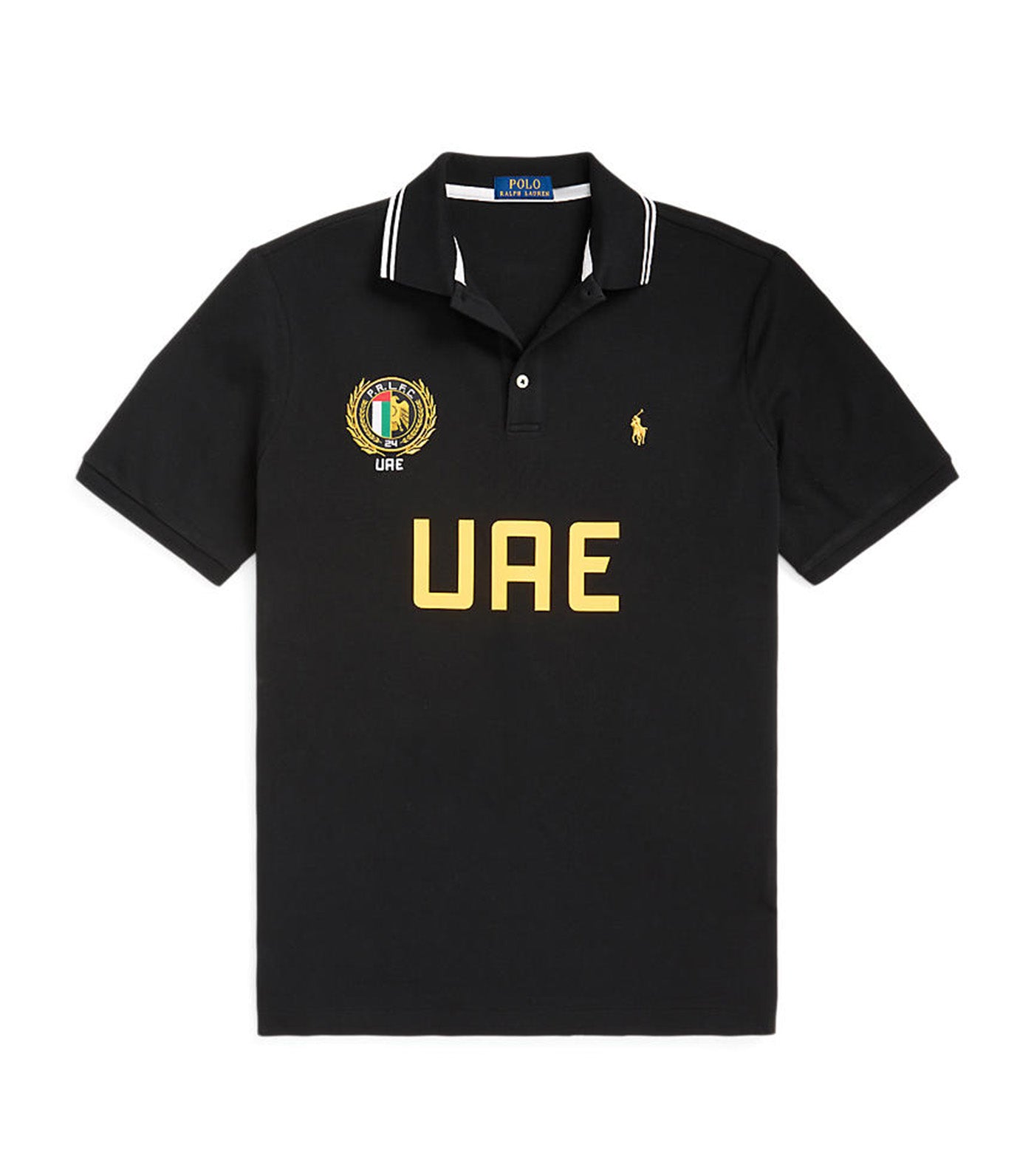 Men's Classic Fit UAE Polo Shirt Polo Black