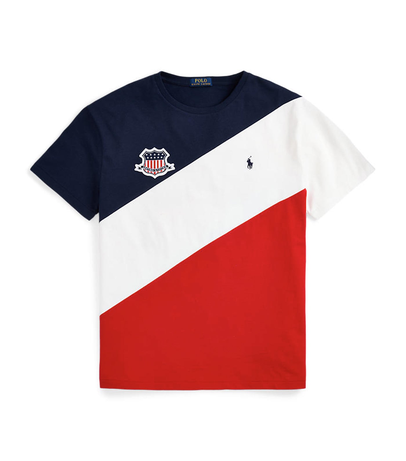 Men's Classic Fit USA T-Shirt Refined Navy Multi