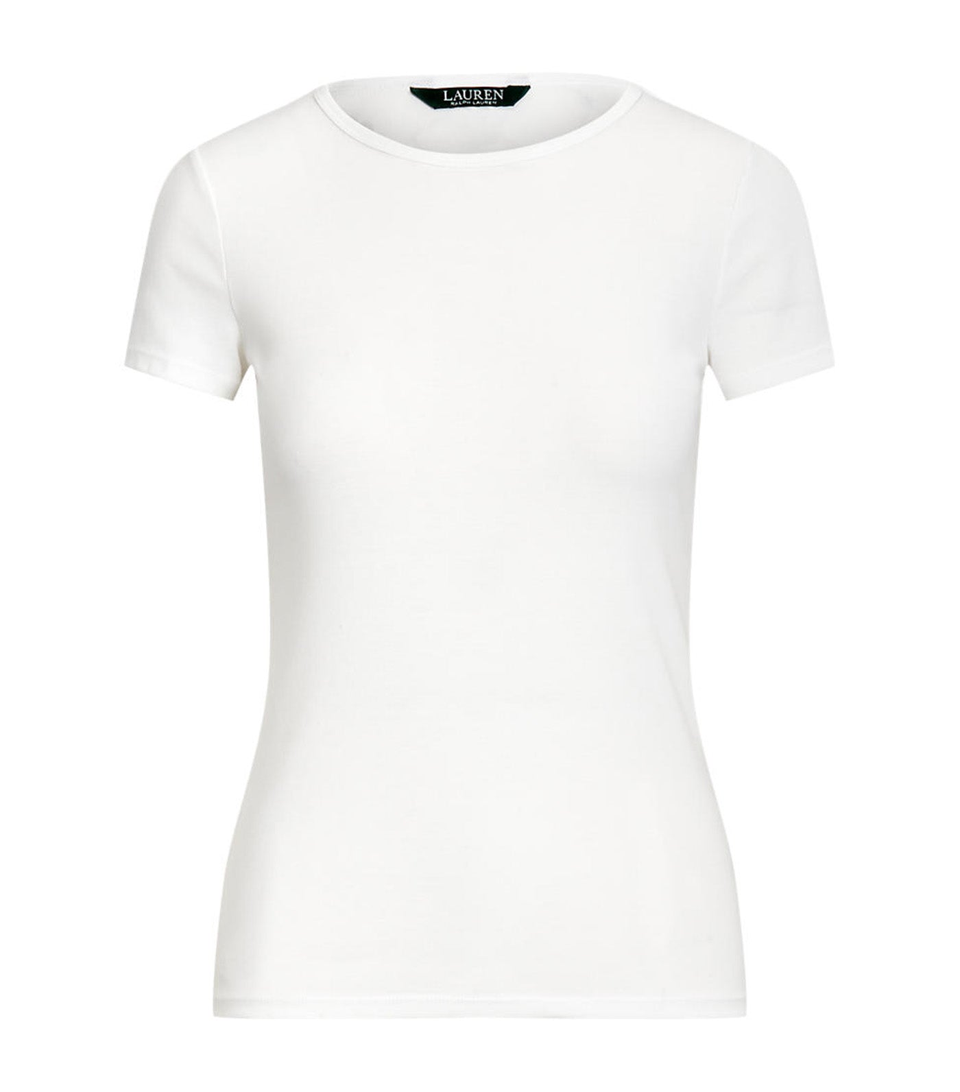 Stretch Cotton Tee White