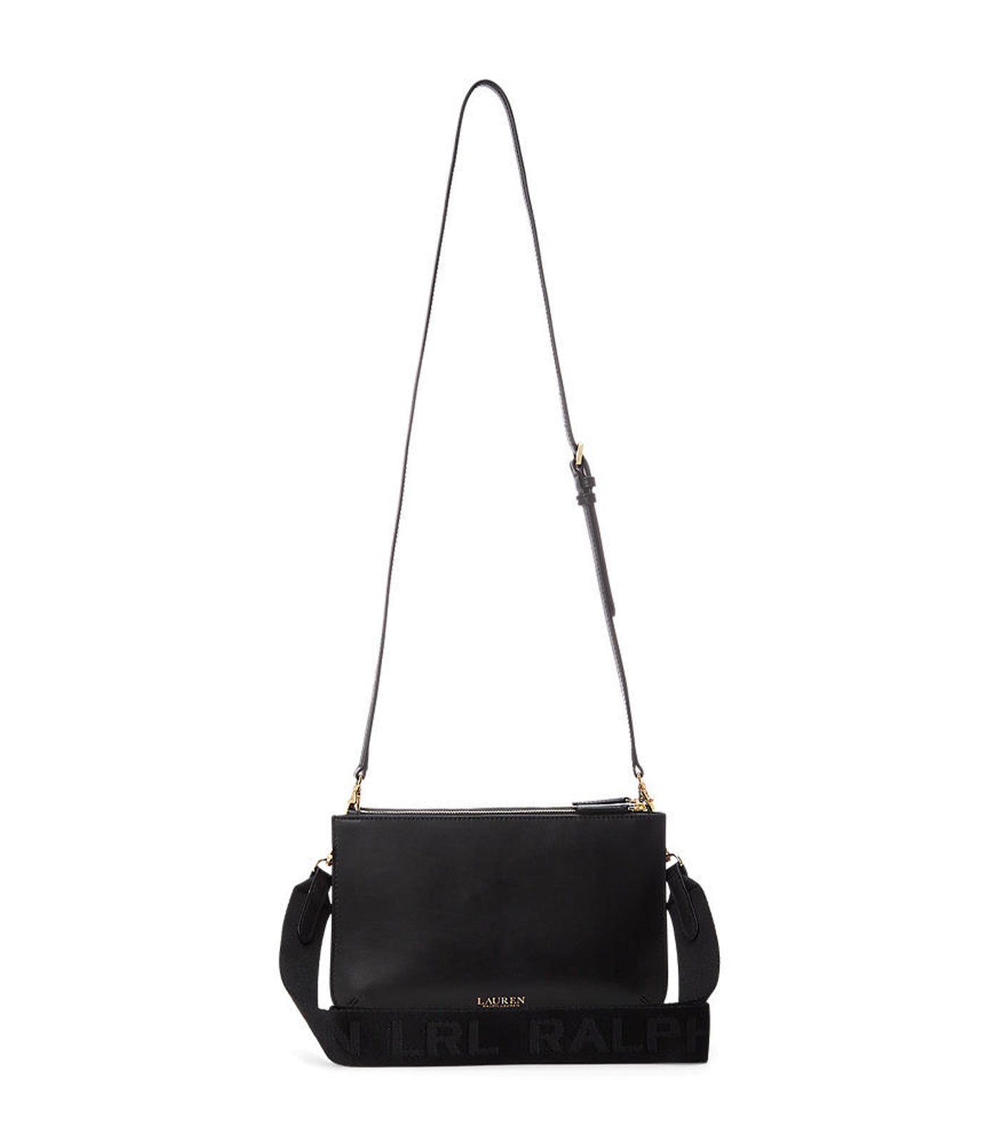 Leather Medium Landyn Crossbody Bag Black