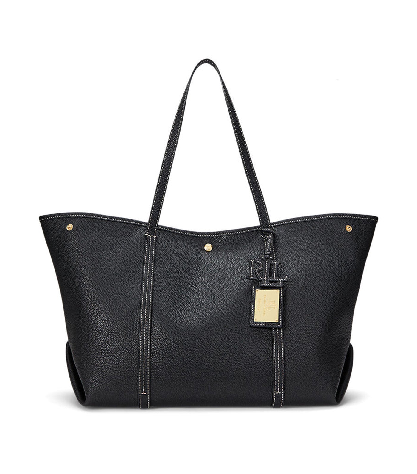 Ralph Lauren Black Leather Purse shops