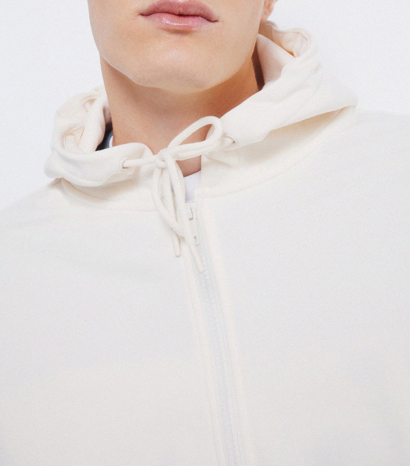Sweatshirt Hood with Zip Fastening