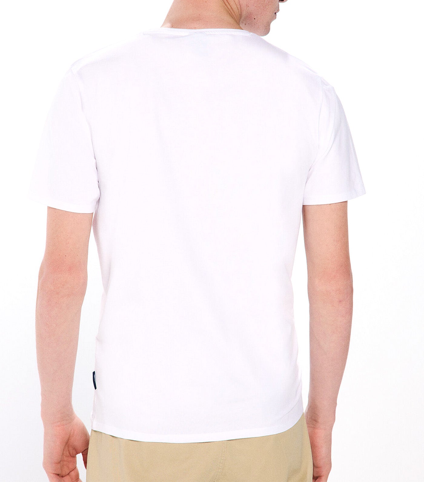 Basic Cotton Lycra T-Shirt White