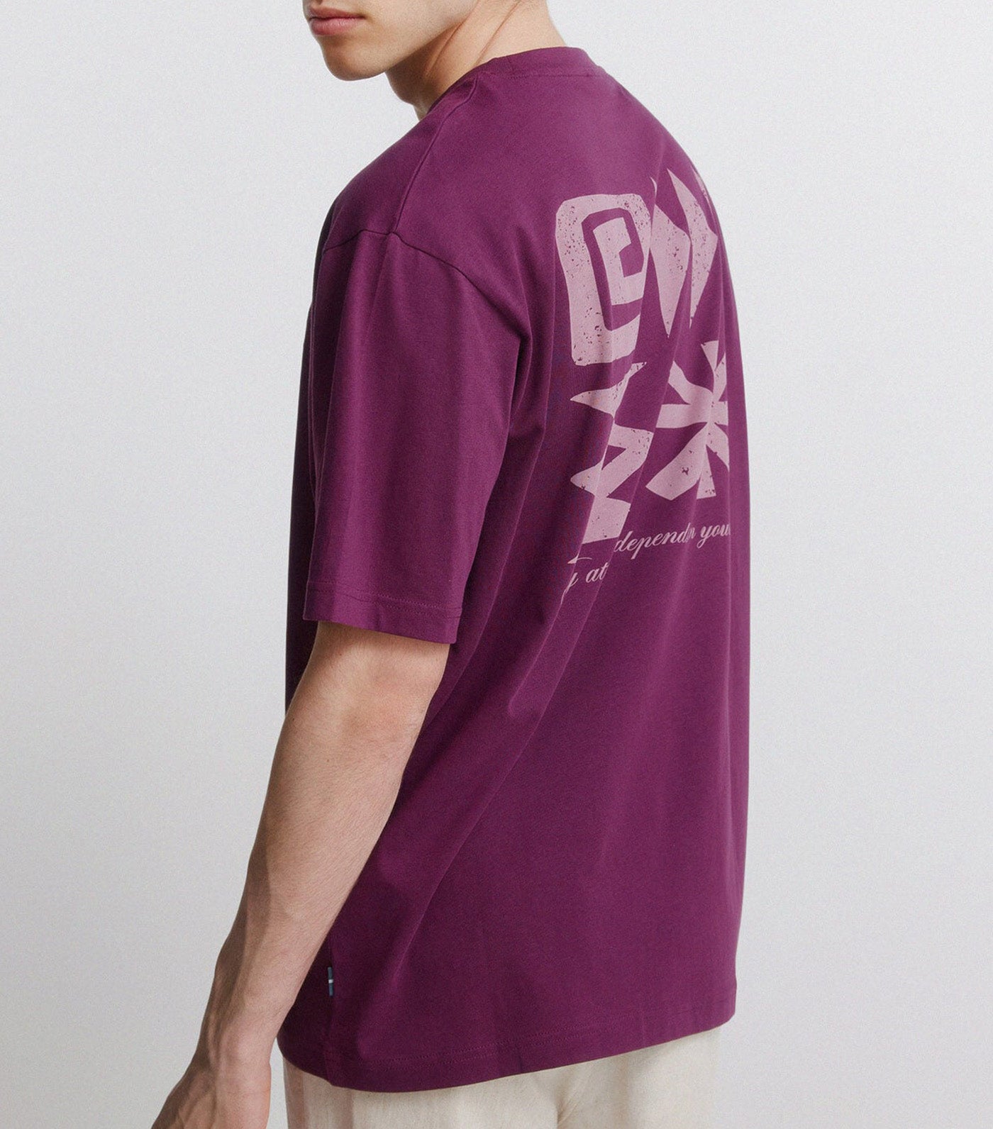 Springfield Native Patterns T-Shirt Purple