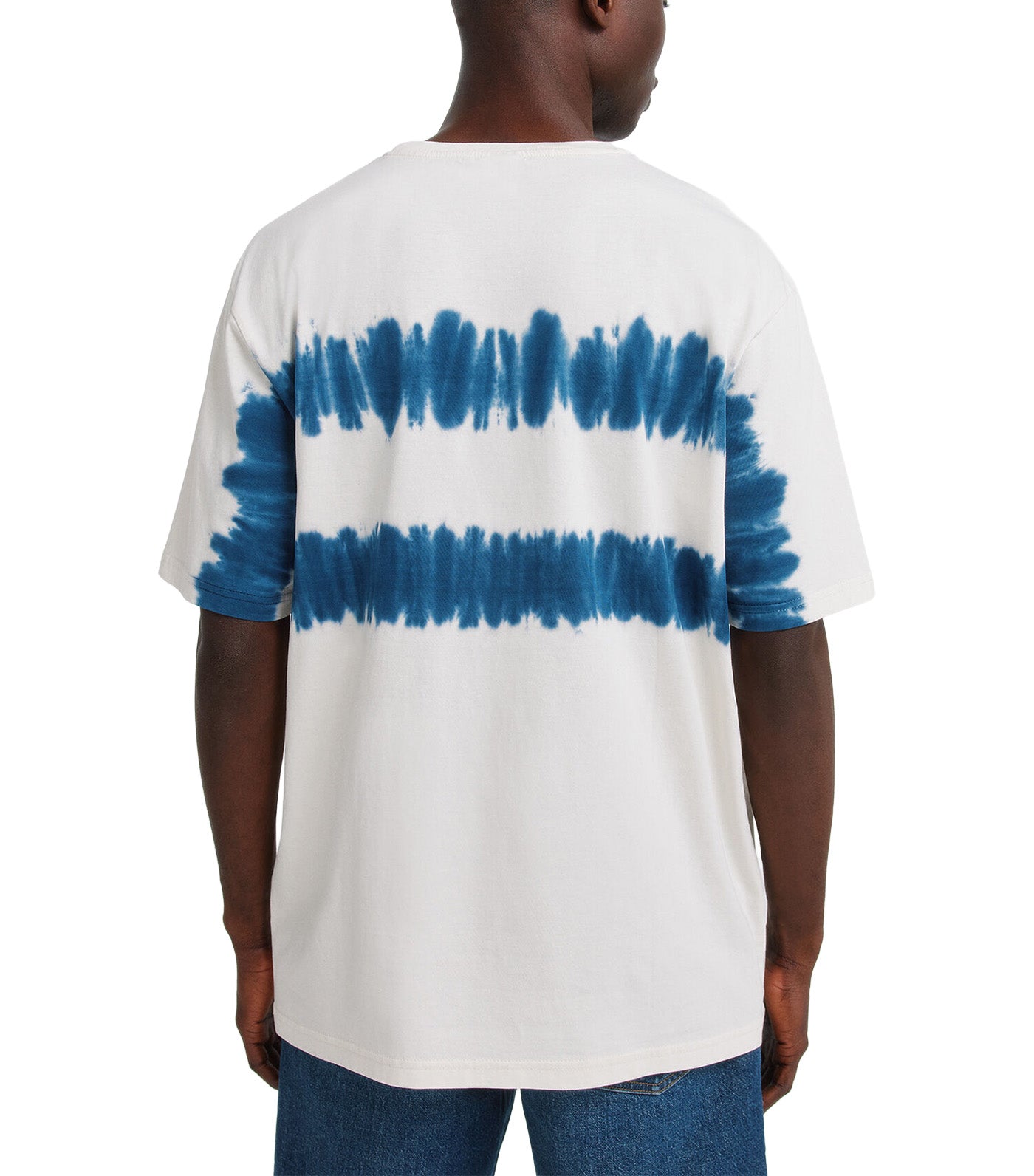 Tie-Dye T-Shirt White Print