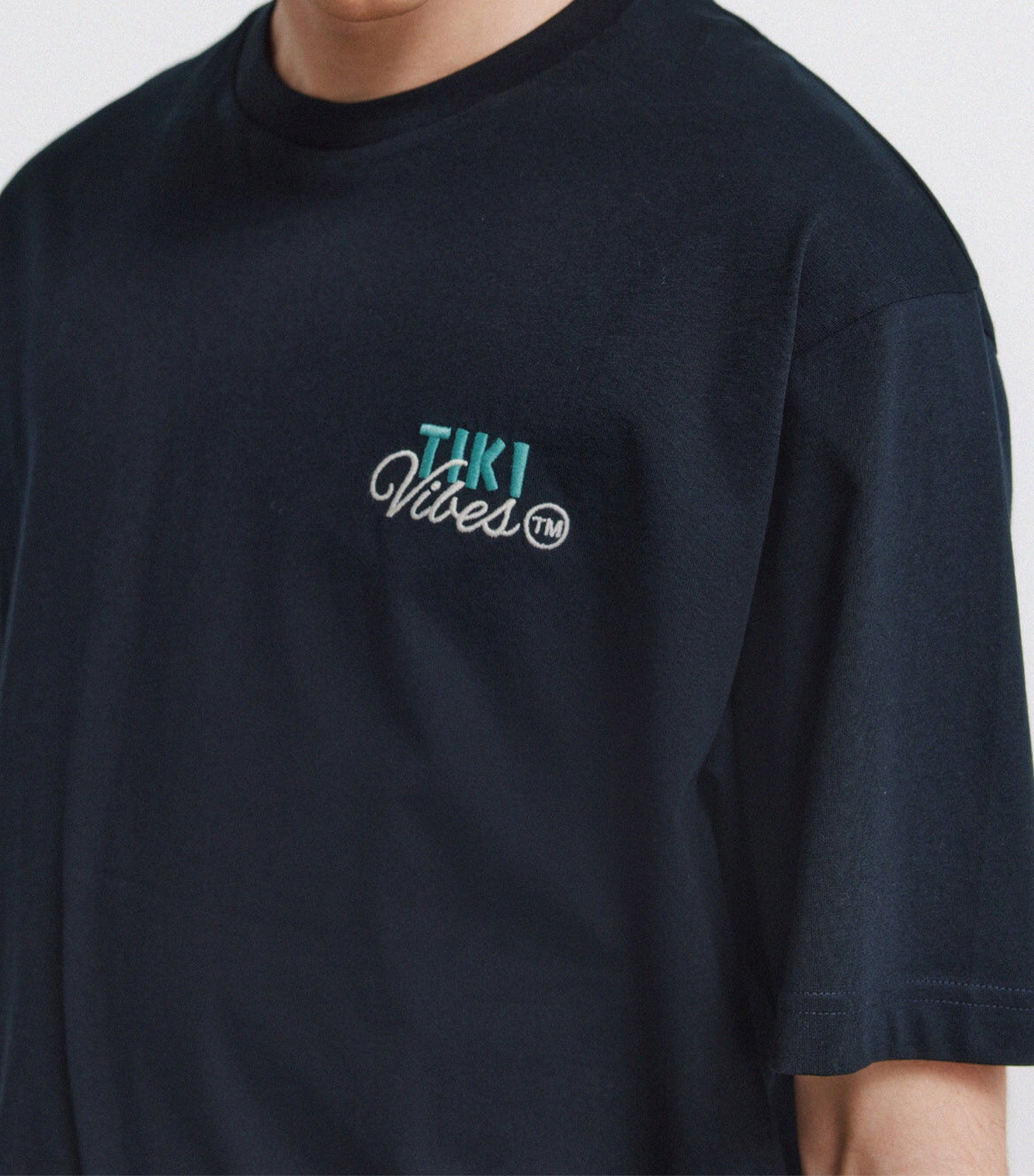 Tiki Vibes T-Shirt Dark Blue