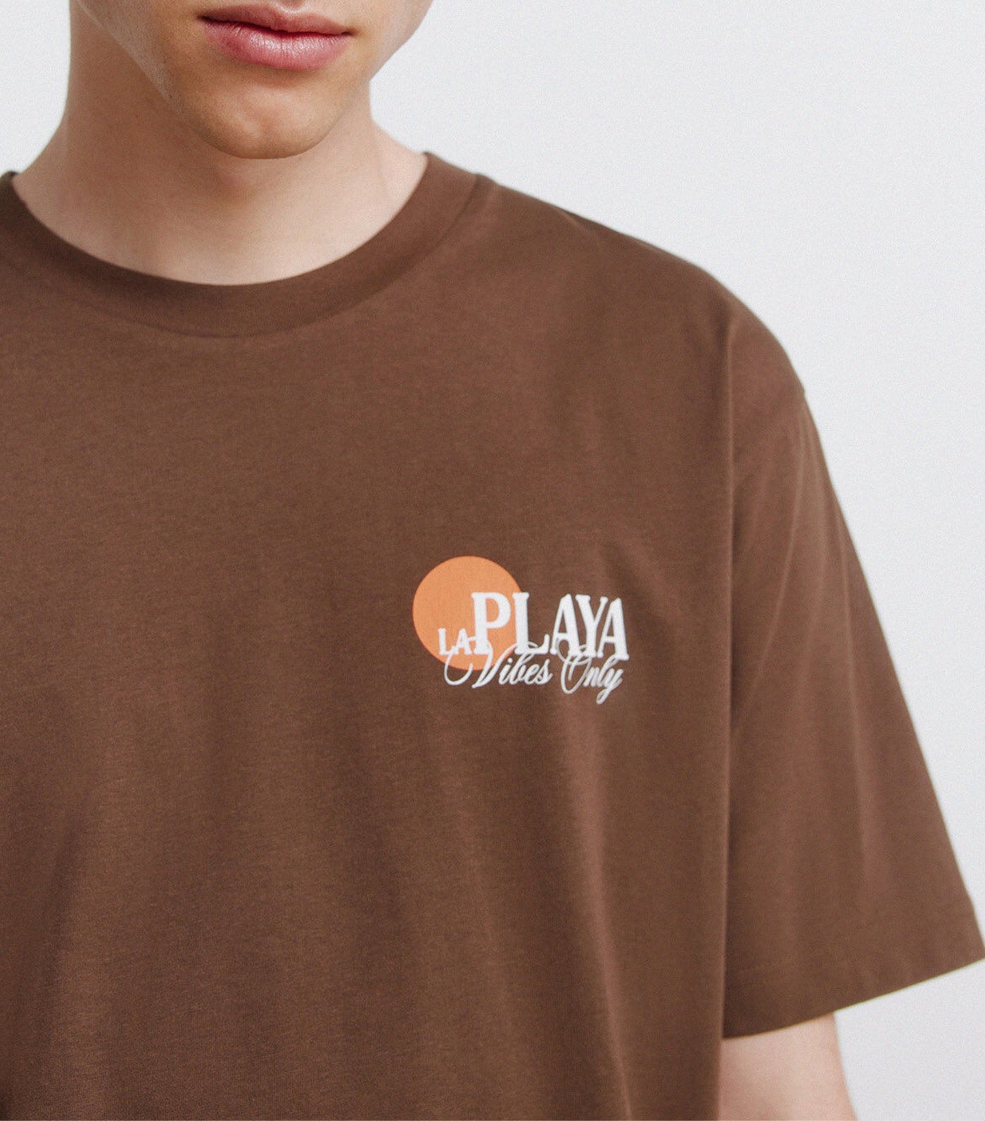Beach T-Shirt Brown