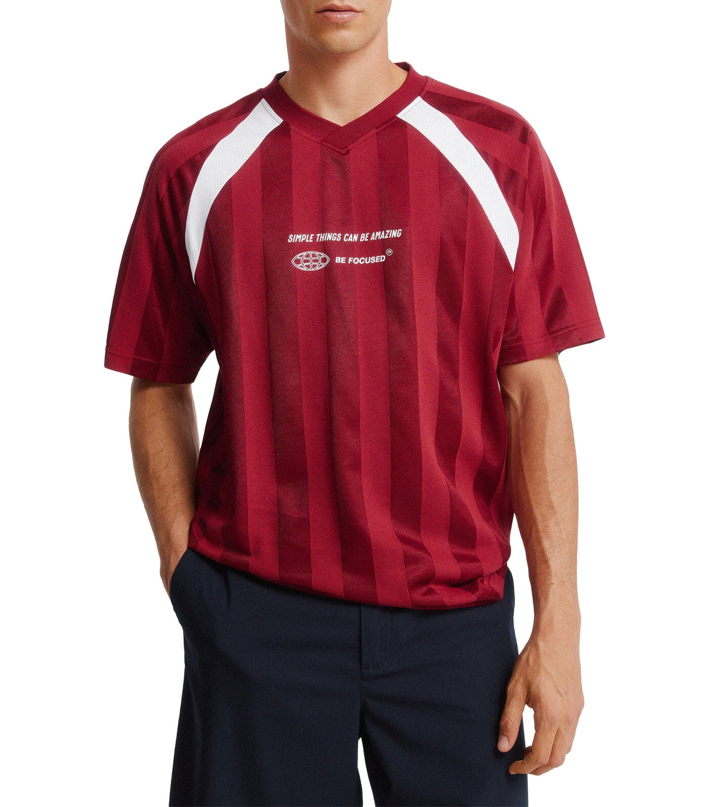 Piece Football Jersey Red