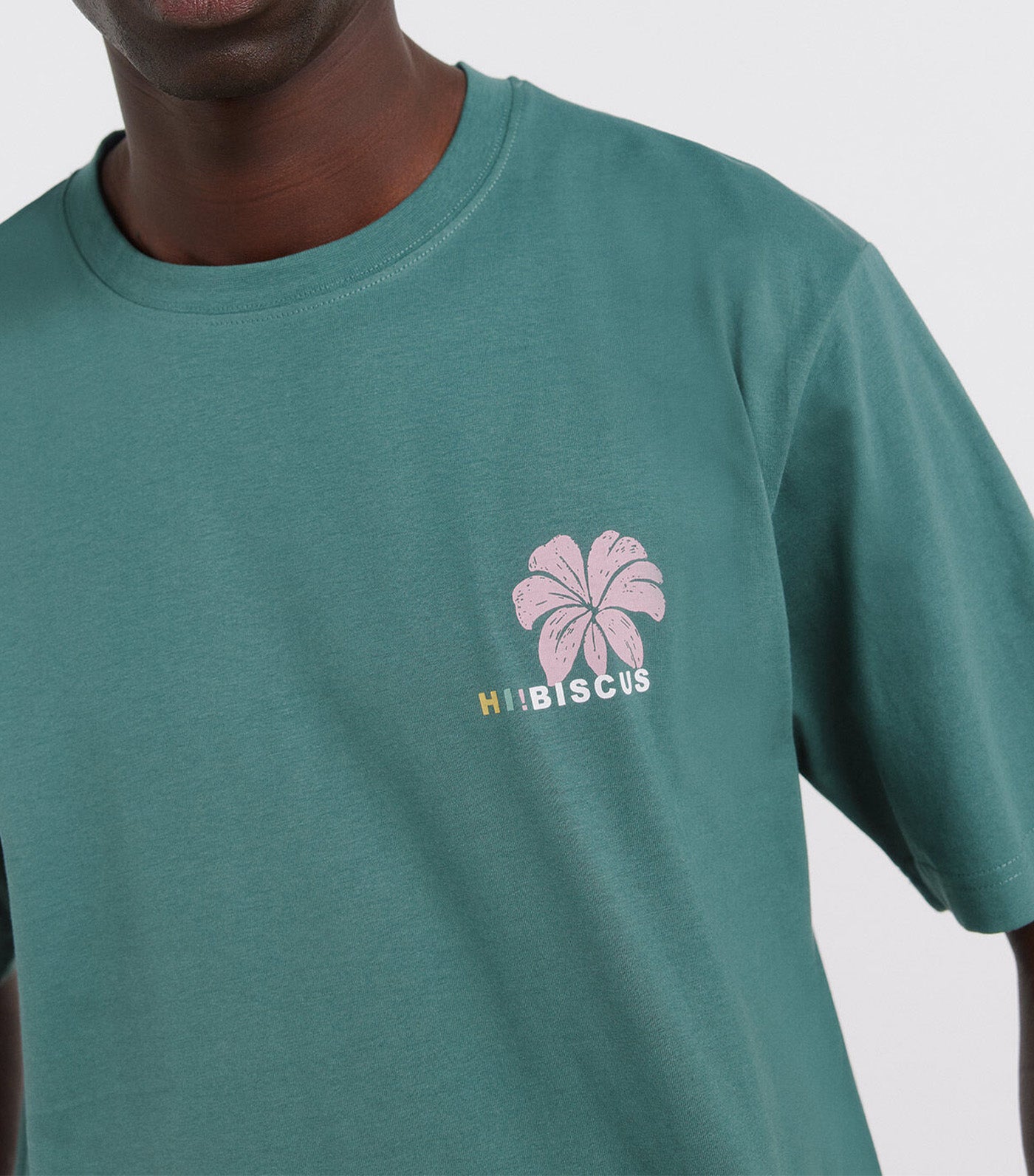 Hibiscus T-Shirt Turquoise