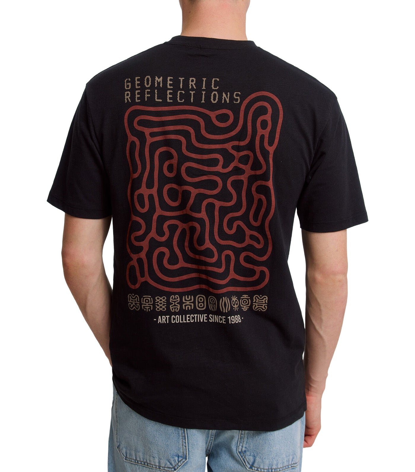 Geometric T-Shirt Black